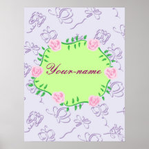 Poster personalizado insecto bonito