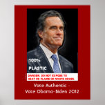Poster plástico del mitón