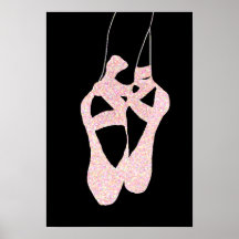 Poster precioso de los zapatos de ballet del En Po