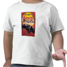 Poster promocional del automóvil de Peugeot Camisetas