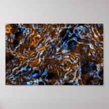 Poster psicodélico del fractal del derrame de petr