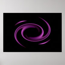 Poster púrpura del remolino