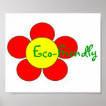 Poster "respetuoso del medio ambiente" - personali