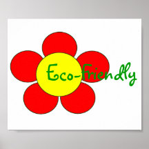 Poster "respetuoso del medio ambiente" - personali