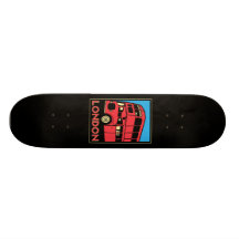 poster retro del art déco de Londres Westminster I Patinetas Personalizadas