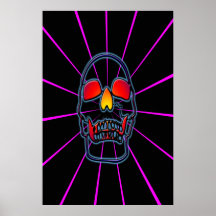POSTER RETRO DEL CRÁNEO