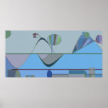 Poster retro/moderno de la SOBRECARGA de SIMPI -