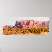 Poster rocoso de Sedona