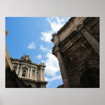 POSTER romano del arco triunfal