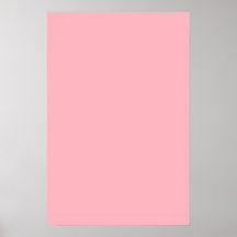 Poster rosa claro de TheColorWheel