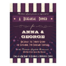 Poster rústico: Cena ideal del ensayo de la berenj Invitación