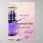 Poster sin perfume del ambiente
