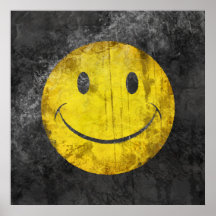 Poster sonriente apenado de la cara
