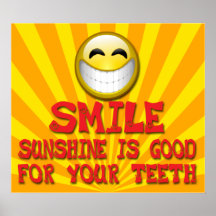 POSTER SONRIENTE DE LA CARA