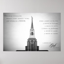 Poster - templo 2 de Boston Massachusetts LDS