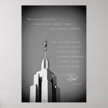 Poster - templo 2 de Utah LDS del pañero