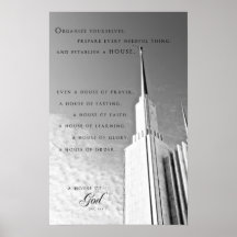 Poster - templo 4 del Washington DC LDS