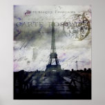 Poster texturizado de París