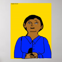 Poster TibbsOmalay BlueYellow