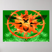 Poster tribal de Horus Sun