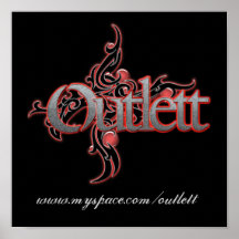 Poster tribal del remolino de Outlett