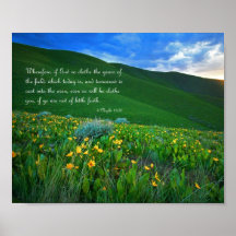 Poster vestido hierba