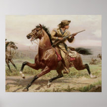 Poster viejo 1885 del arte de los indios de Buffal