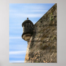 Poster viejo del arte de la foto de San Juan - cal
