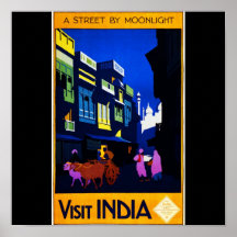 Poster-Vintage la Viaje-India