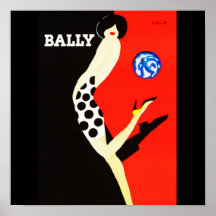 Poster-Vintage Viaje-Bally