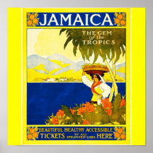 Poster-Vintage Viaje-Jamaica