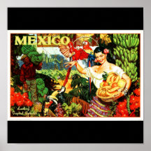 Poster-Vintage Viaje-México 2