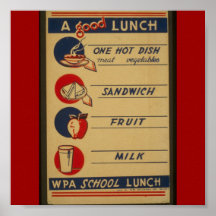 Poster-WPA-Buen almuerzo