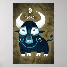 Poster Zodiaco::Tauro