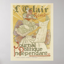 Posters clásicos de Nouveau del arte - diario