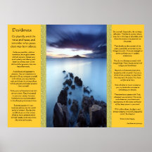 Posters de la calzada del océano de los desiderátu
