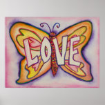 Posters de la impresión del arte de la mariposa de