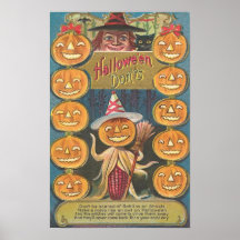 Posters de la obra clásica de las tarjetas de feli
