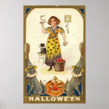Posters de la obra clásica de las tarjetas de feli