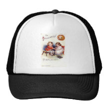 Posters de la obra clásica de las tarjetas de feli gorros bordados