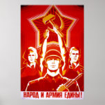 Posters de la propaganda de Unión Soviética de la 