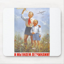 Posters de la propaganda de Unión Soviética de la  Tapete De Ratones
