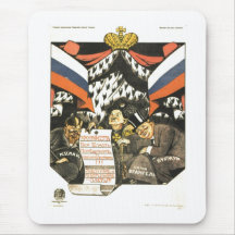 Posters de la propaganda de Unión Soviética de la  Tapete De Ratones