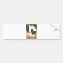 Posters de la propaganda de Unión Soviética de la  Etiqueta De Parachoque