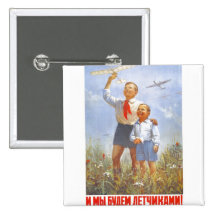Posters de la propaganda de Unión Soviética de la  Pin