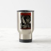 Posters de la propaganda de Unión Soviética de la  Tazas De Café