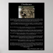 Posters de los lobos grises de los desiderátums
