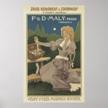 Posters de Nouveau del arte de las joyas