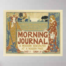 Posters de Nouveau del arte - diario de la mañana