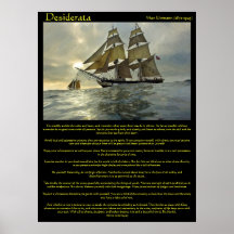 Posters del barco de vela de los desiderátums